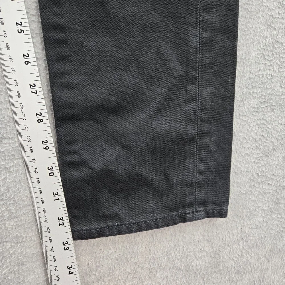 True Religion Men Jeans‎ 31 Black Skinny Denim Mid Rise Pockets 33
